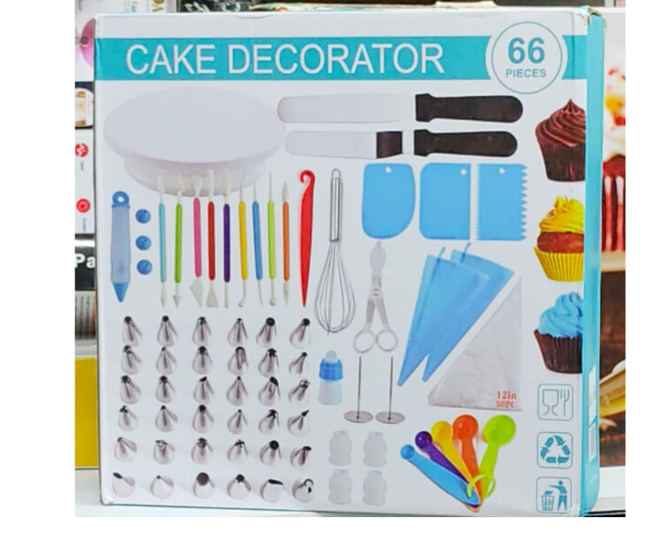 Kit de reposteria y  pasteleria de66 pzs